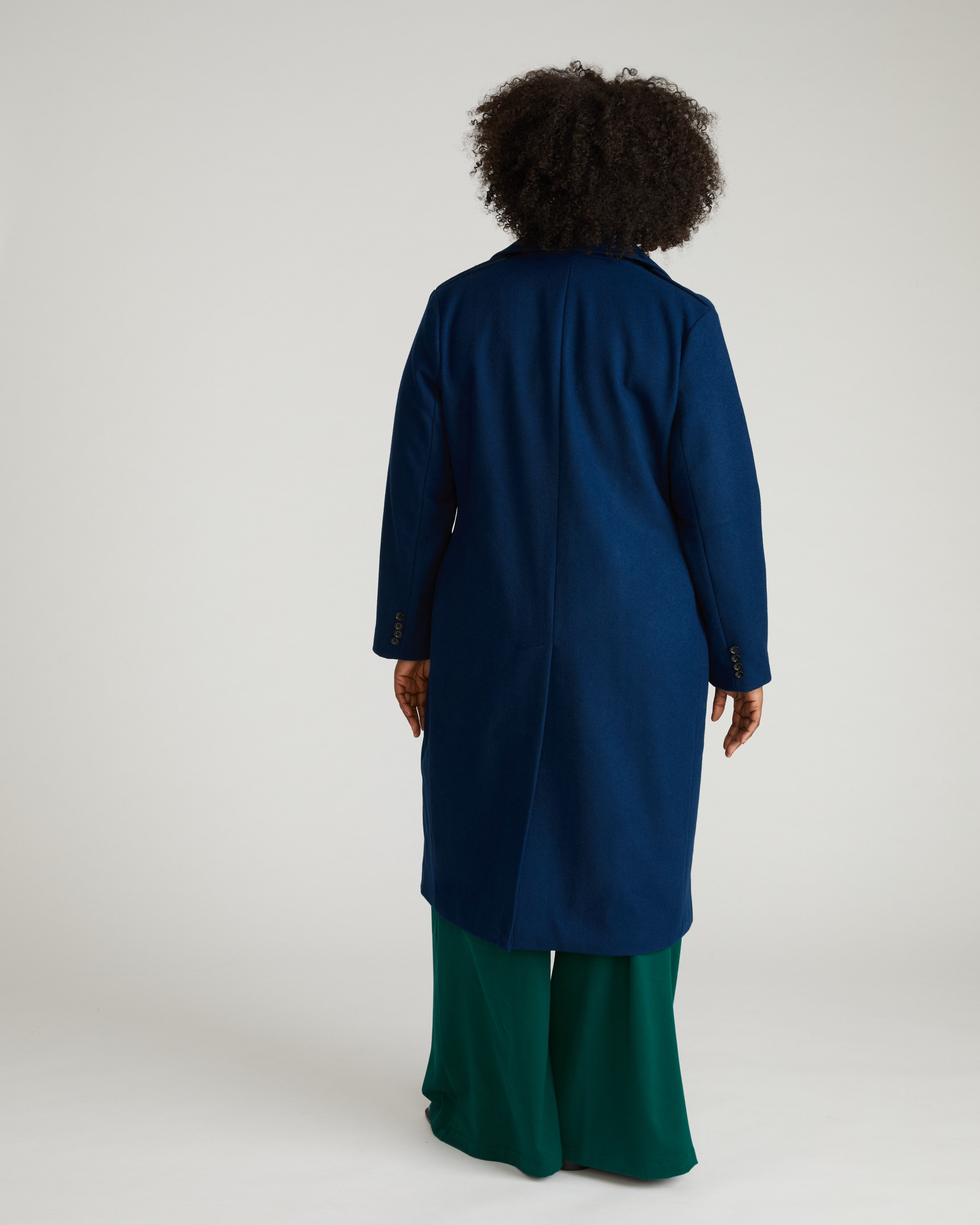 Callaghan Wool Coat - Pageant Blue