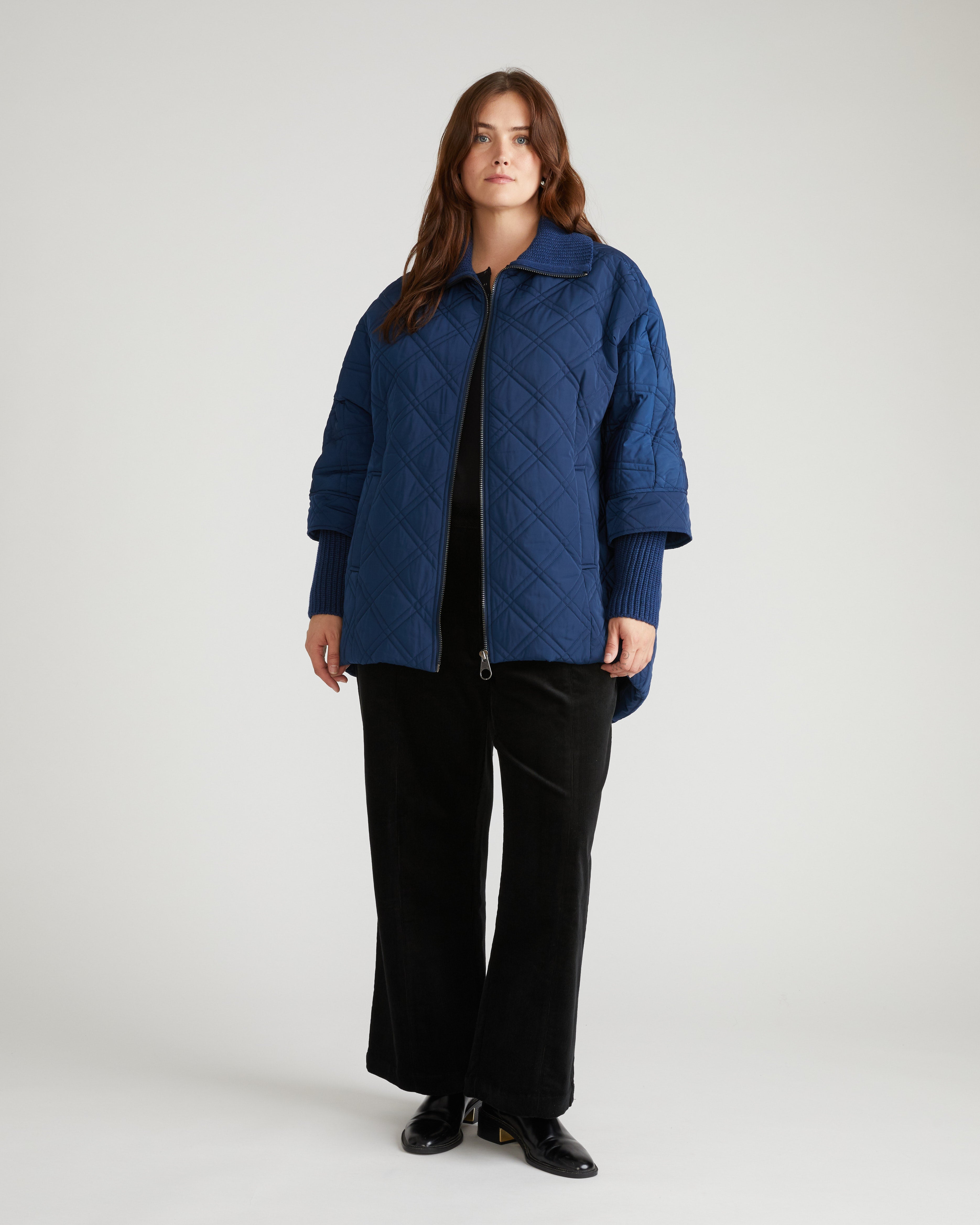 Arcadia Puffer Coat - Pageant Blue