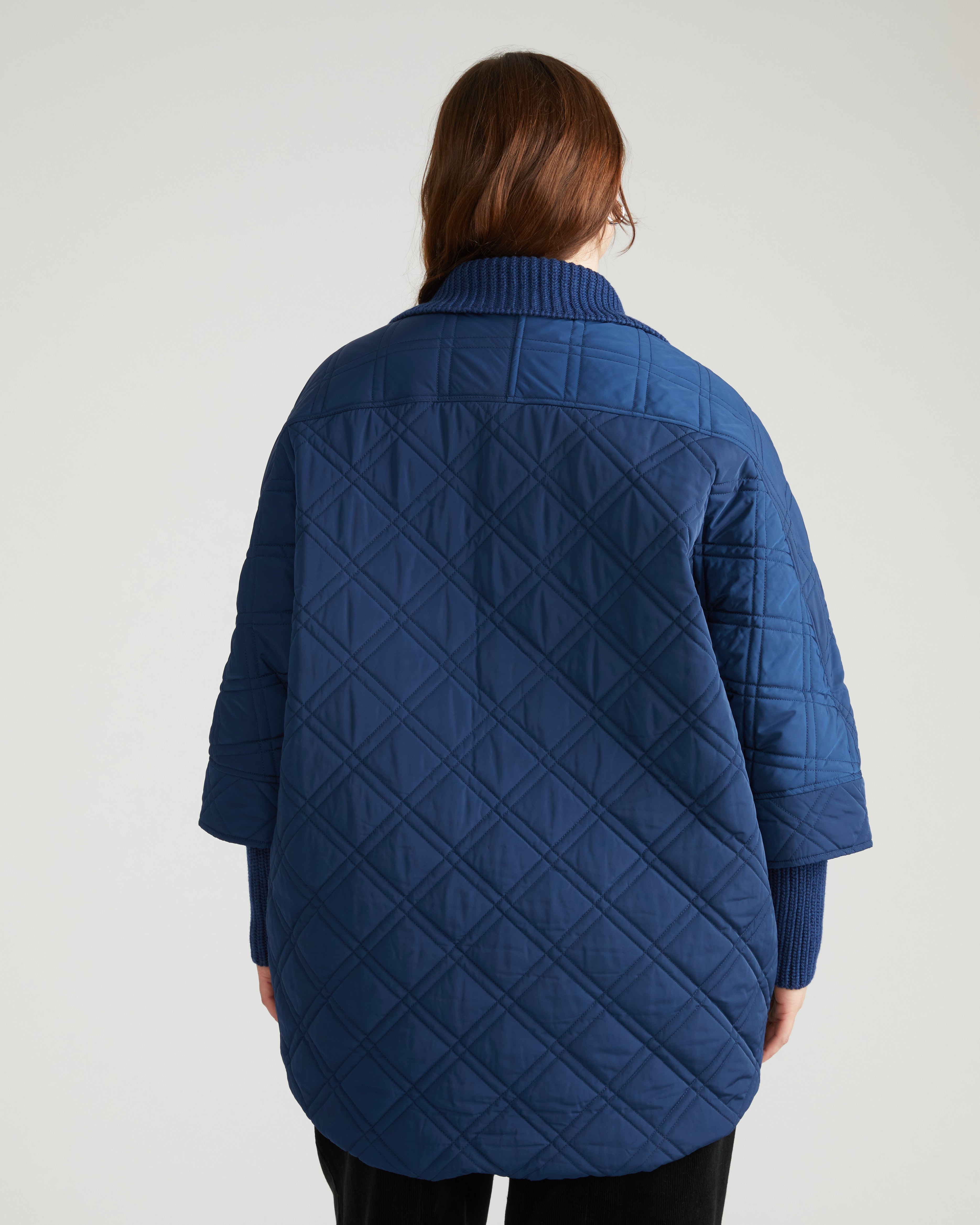 Arcadia Puffer Coat - Pageant Blue