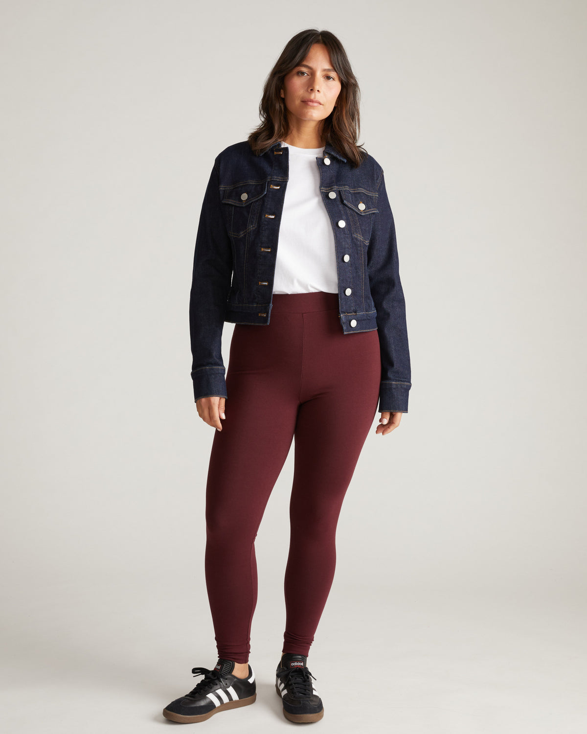 Roya Leggings 27 Inch - Black Cherry