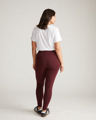 Roya Leggings 27 Inch - Black Cherry