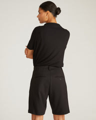 Audrey Ponte Shorts - Slate Pinstripe