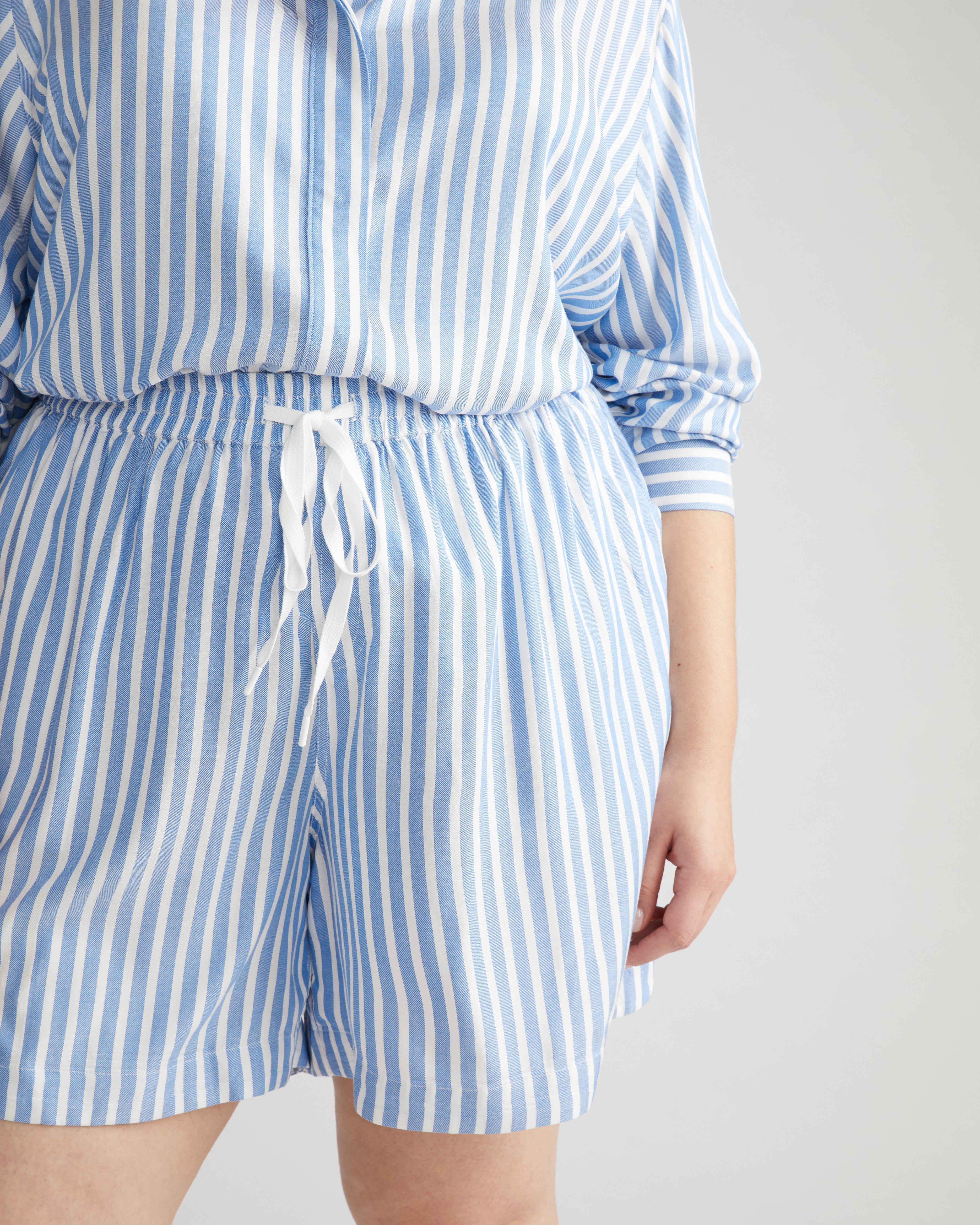 Beach Shorts - Blue/White Stripe