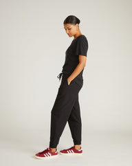 Selma French Terry Jogger - Black