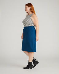 Danube Ponte Skirt - Deep Teal