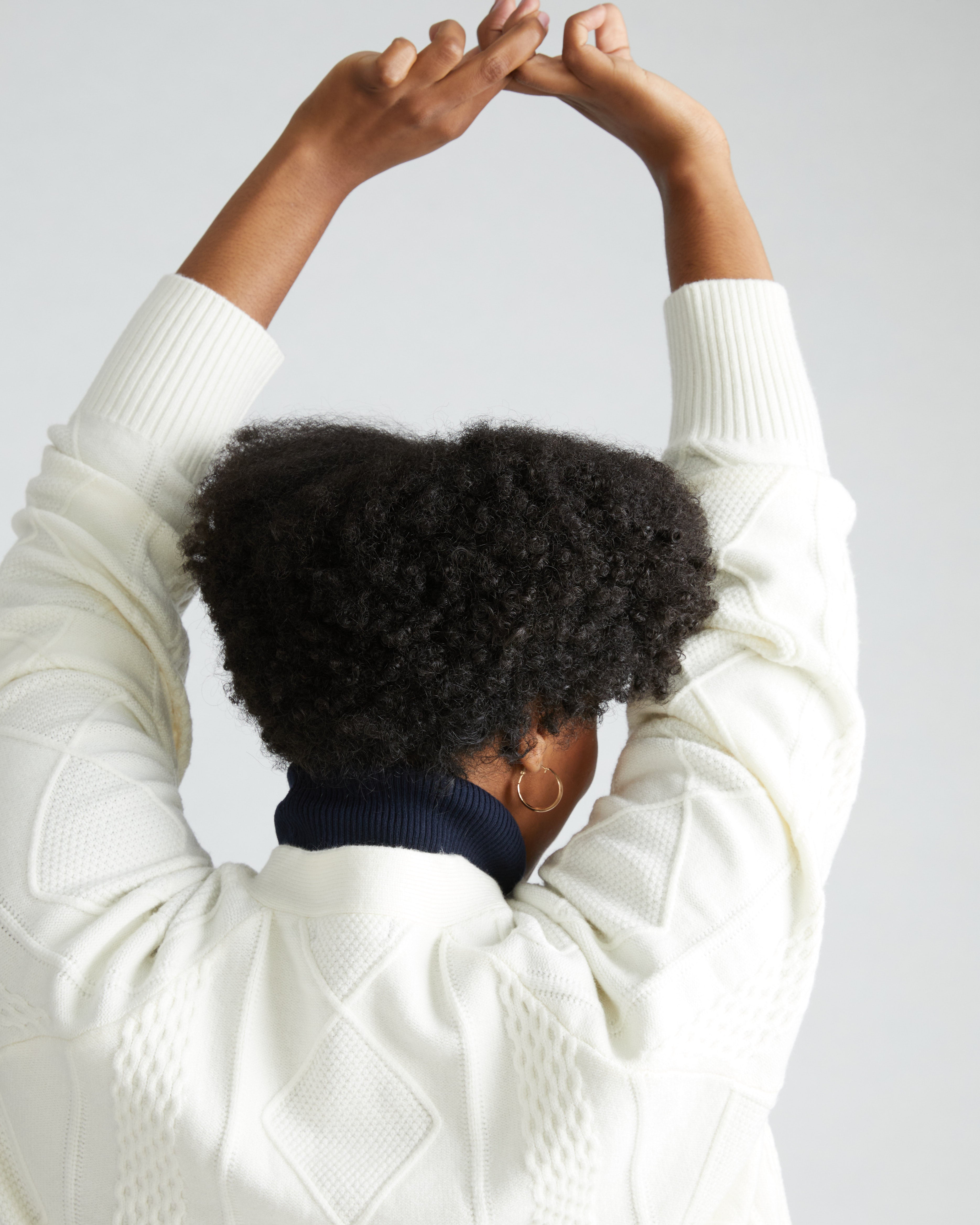 Cable Knit Cardigan - Cream