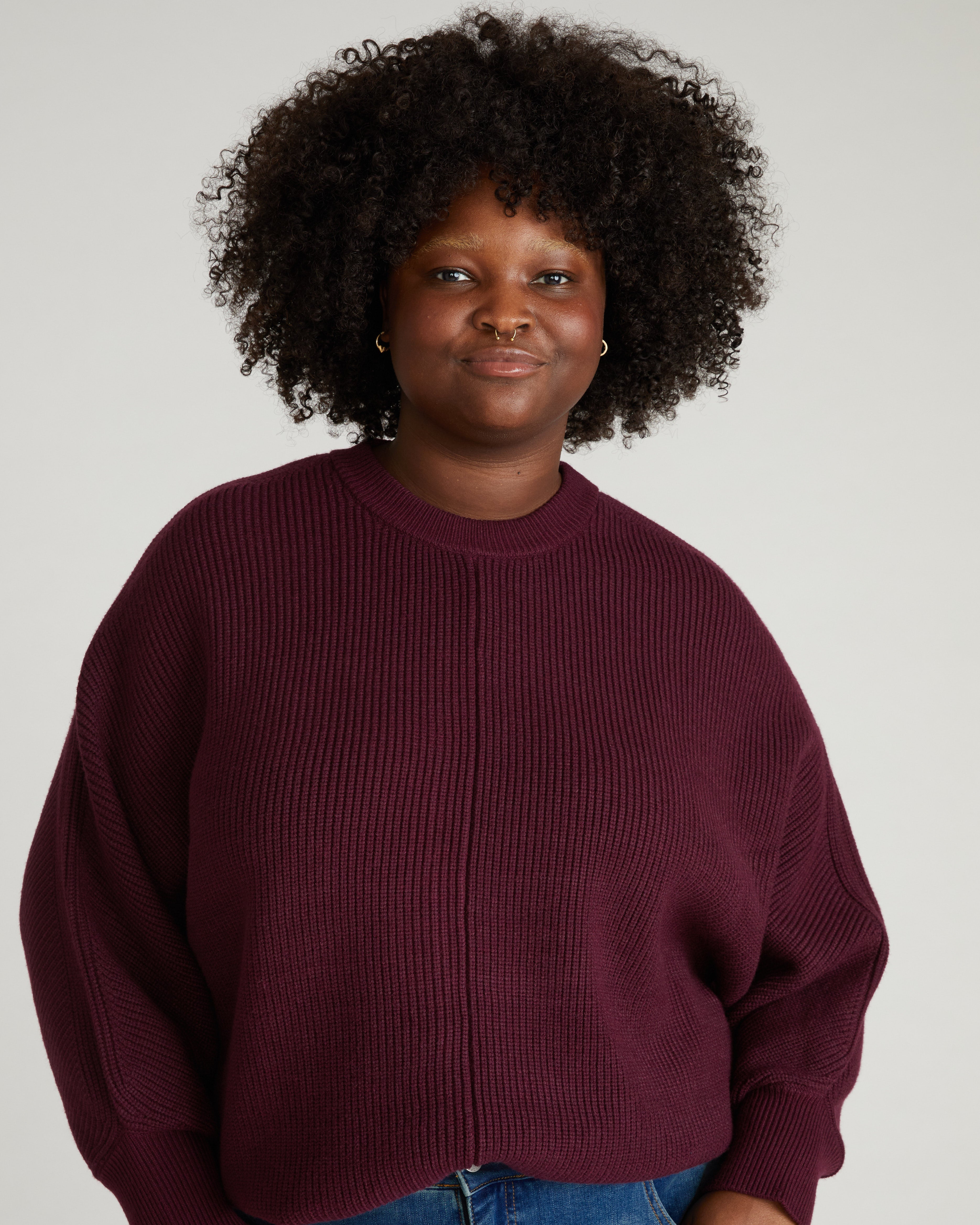 Better-Than-Wool Dolman Sweater - Gamay