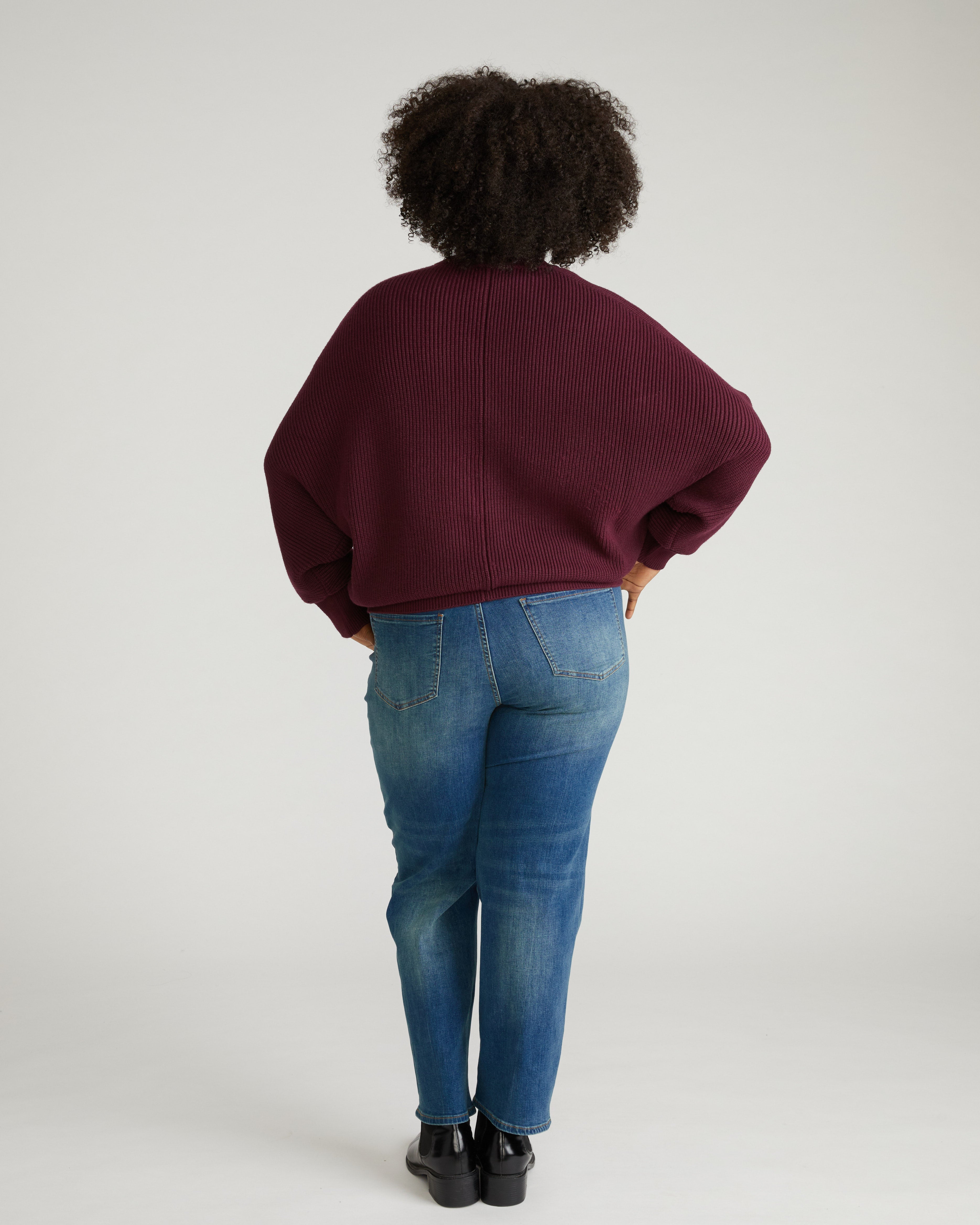 Better-Than-Wool Dolman Sweater - Gamay