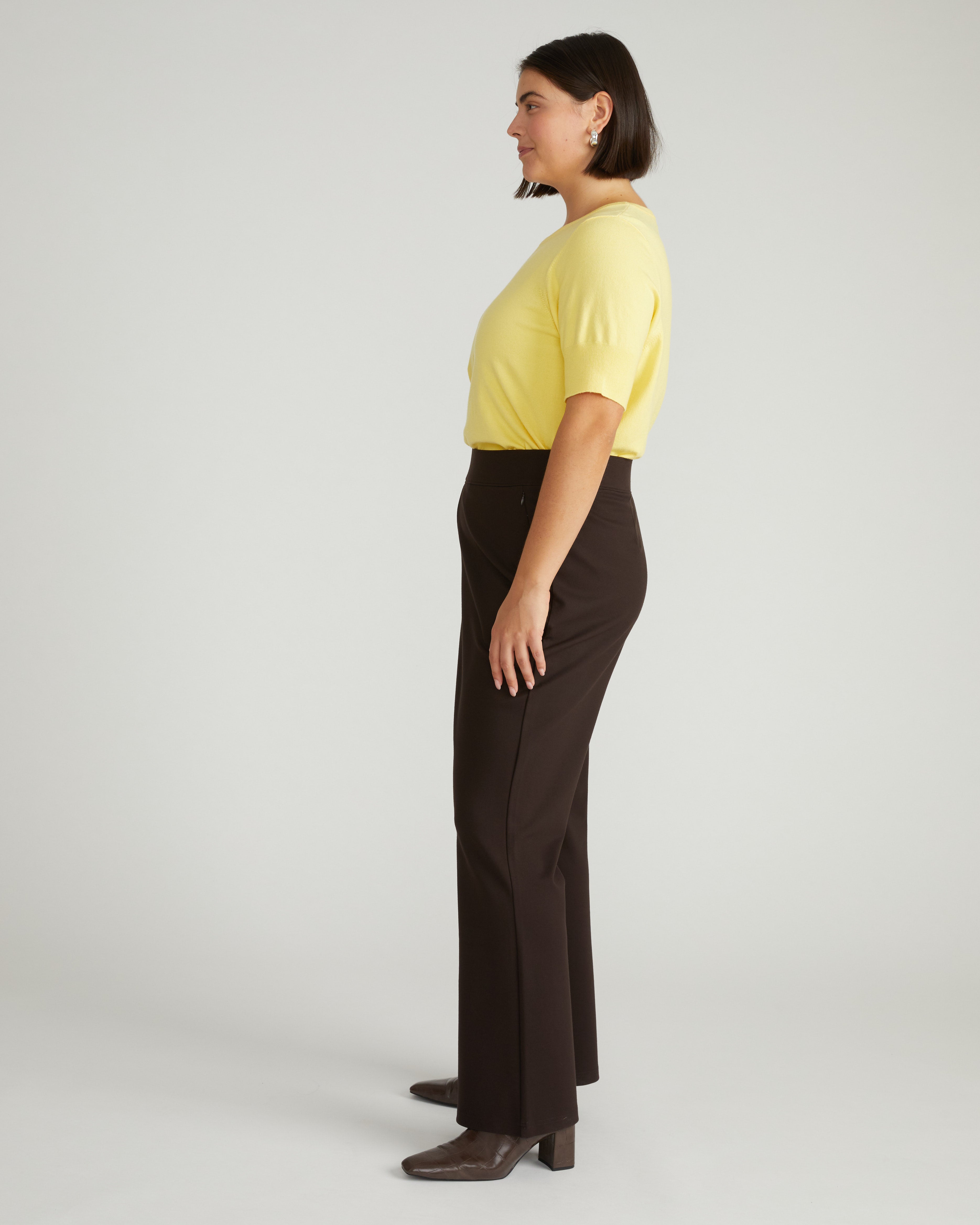 Savvy Fine Knit Sweater Top - Banana Pudding