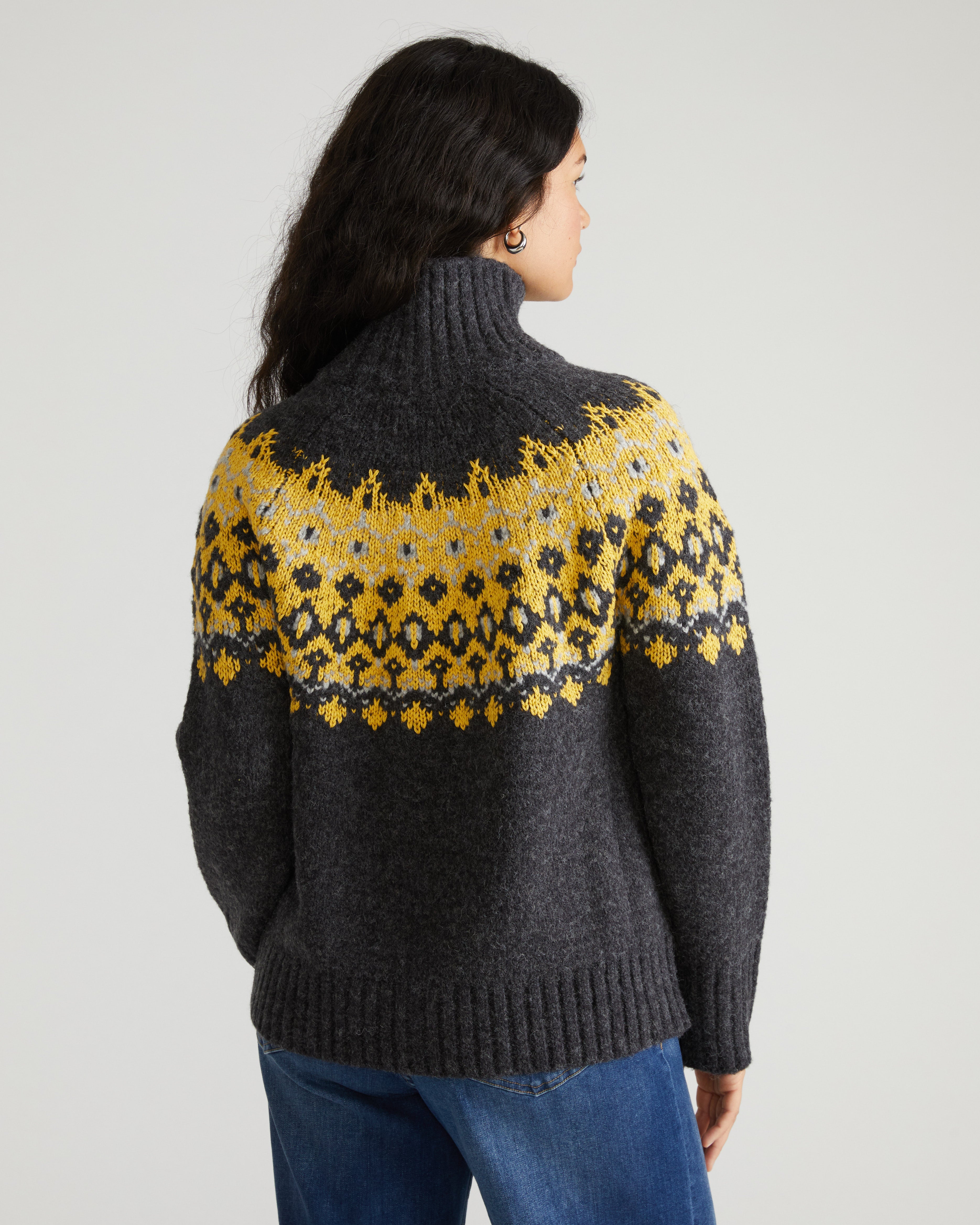 Fair Isle Sweater - Oak Leaf Fair Isle