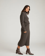 Risa Sweater Skirt - Graphite