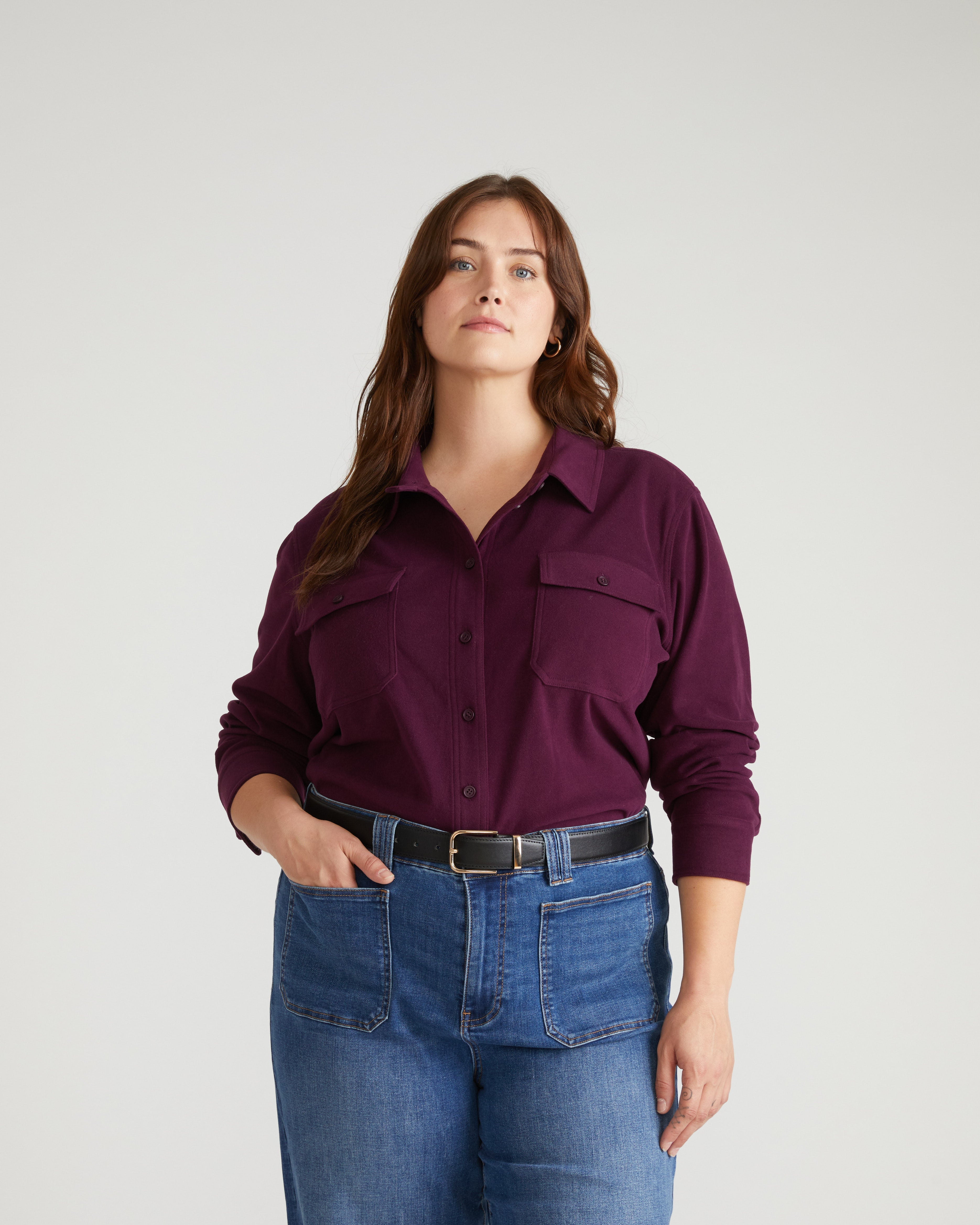 Maine Stretch Flannel Shirt - Gamay