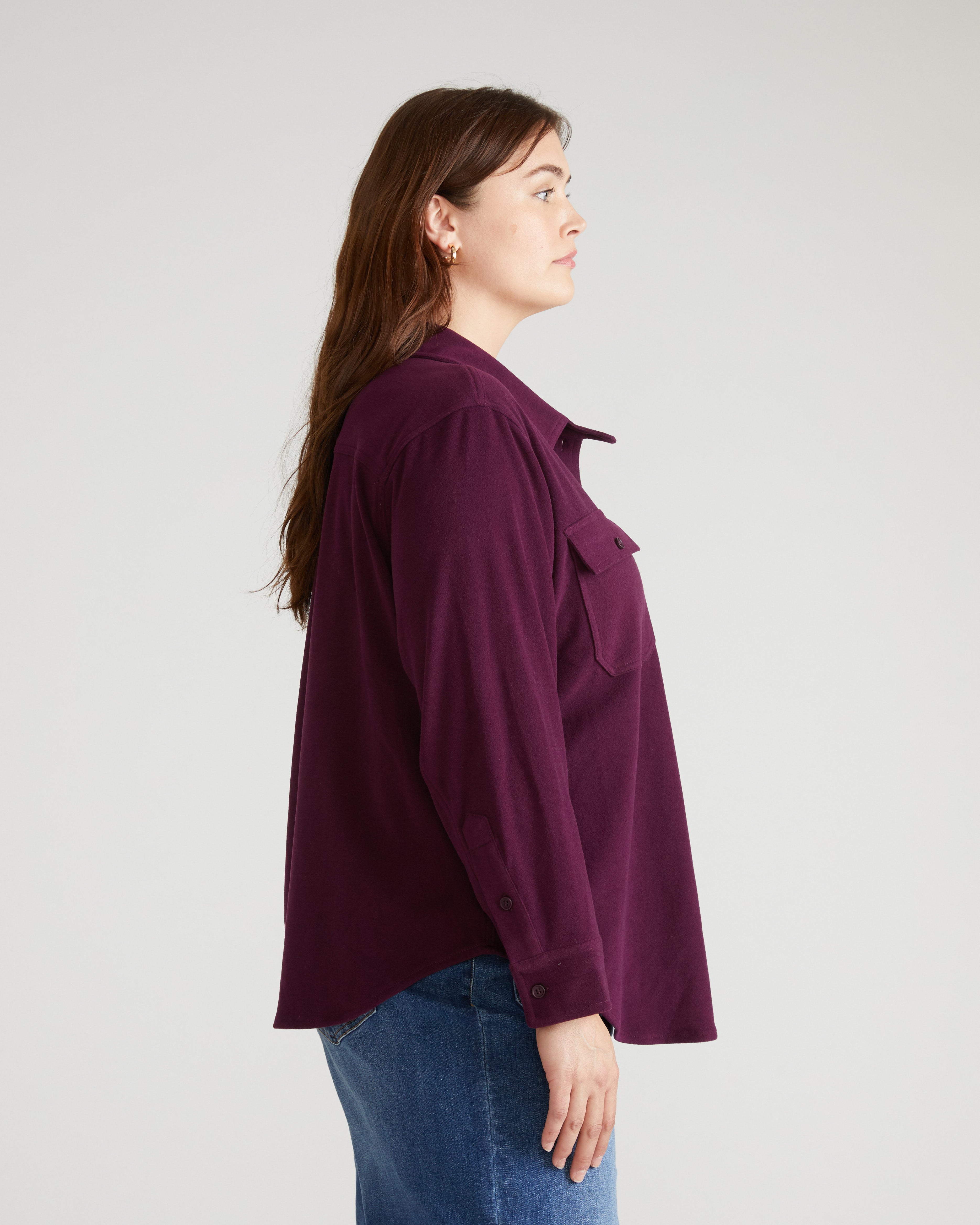 Maine Stretch Flannel Shirt - Gamay