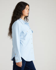 Maine Stretch Flannel Shirt - Battenberg Twill