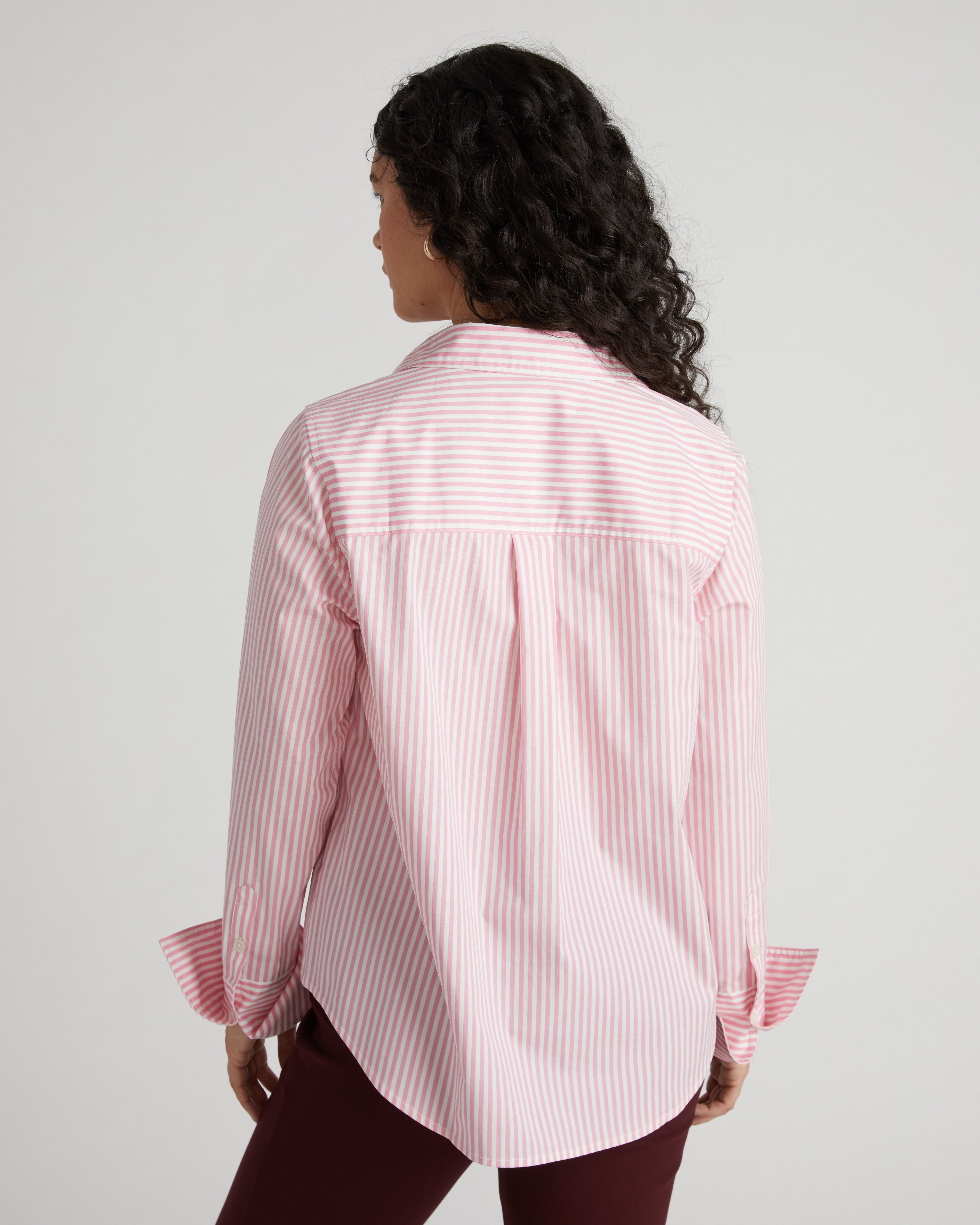 Henning x US Madison Shirt - Pink/White Stripe