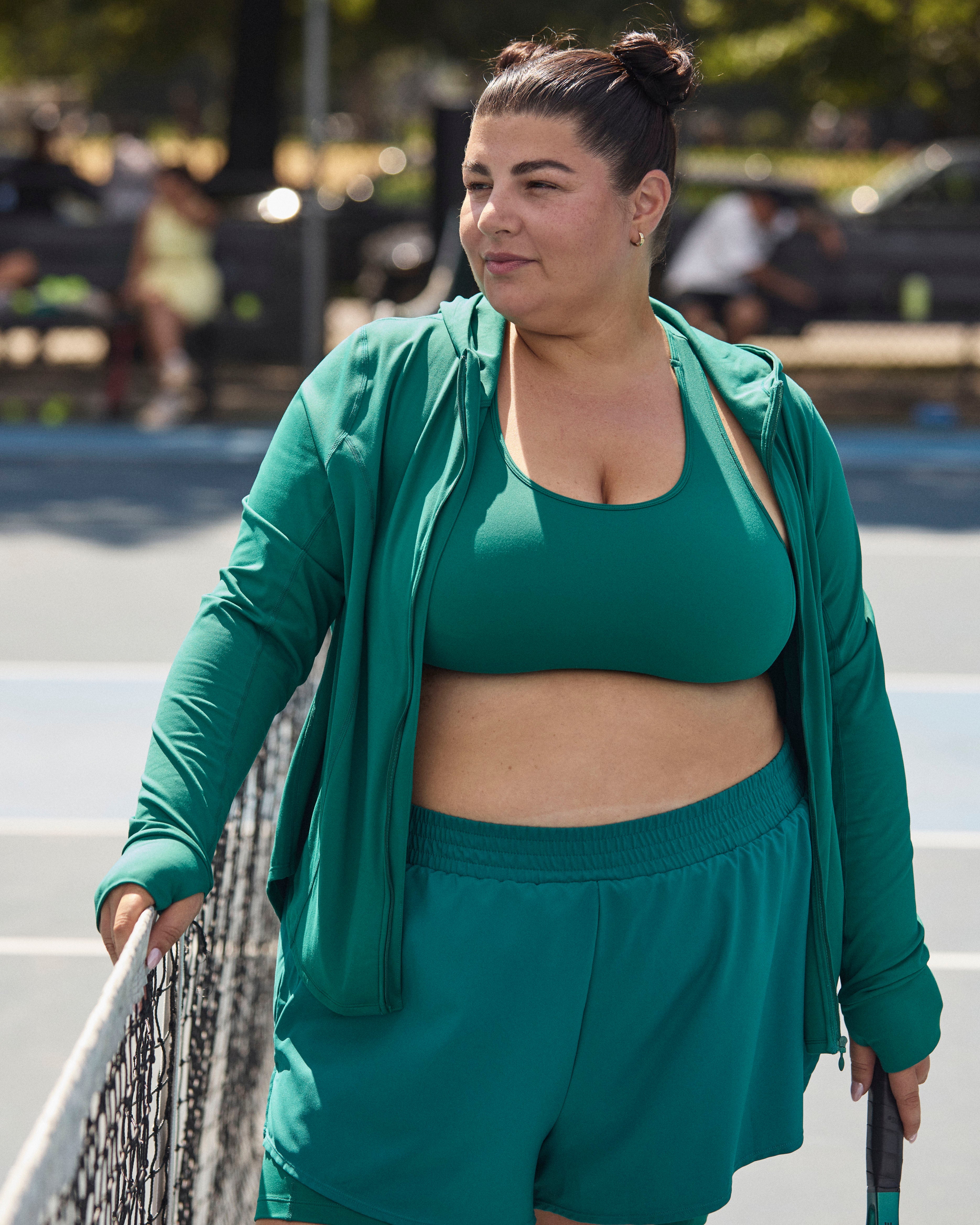 Next-to-Naked Racerback Sports Bra - Aventurine