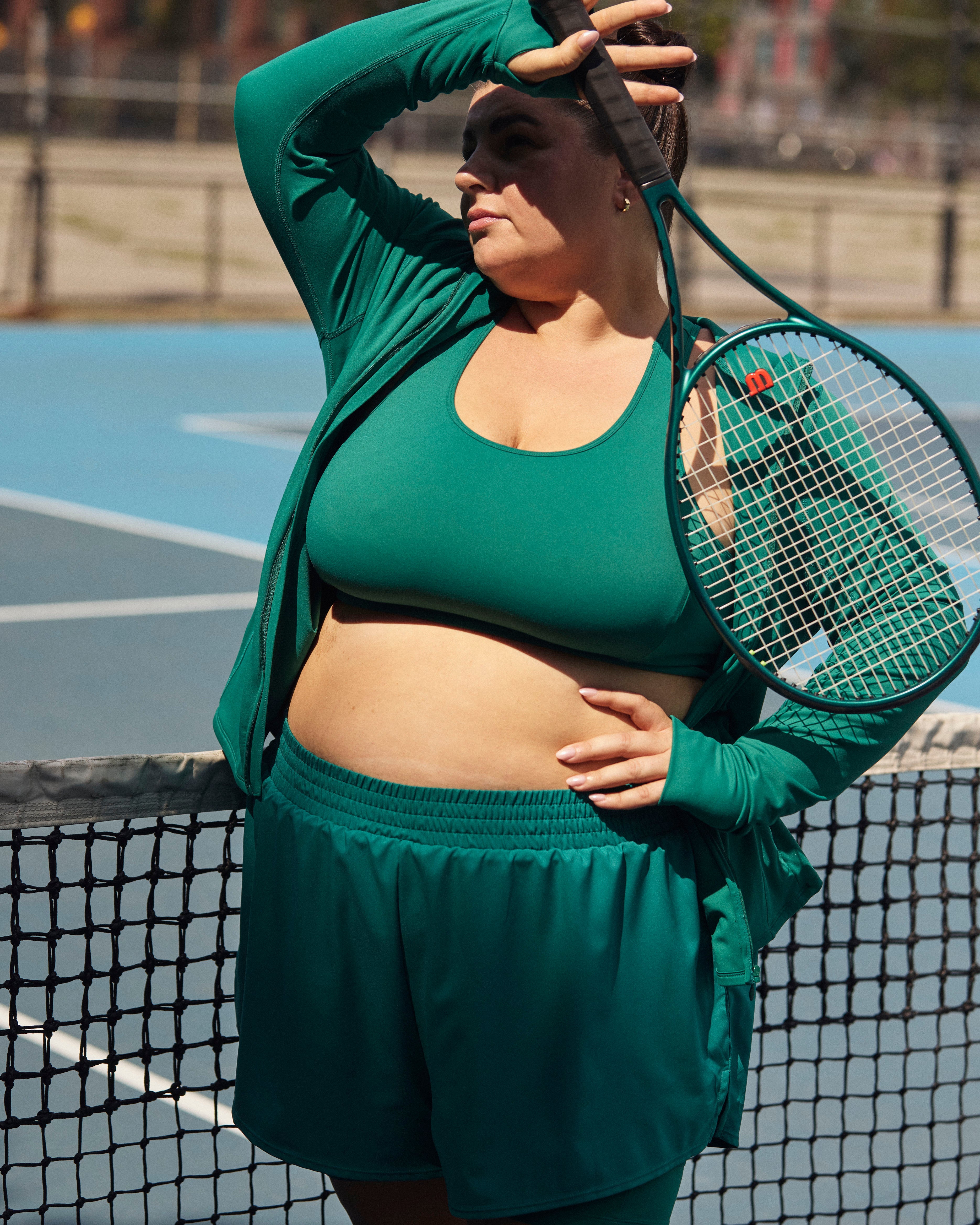 Next-to-Naked Racerback Sports Bra - Aventurine