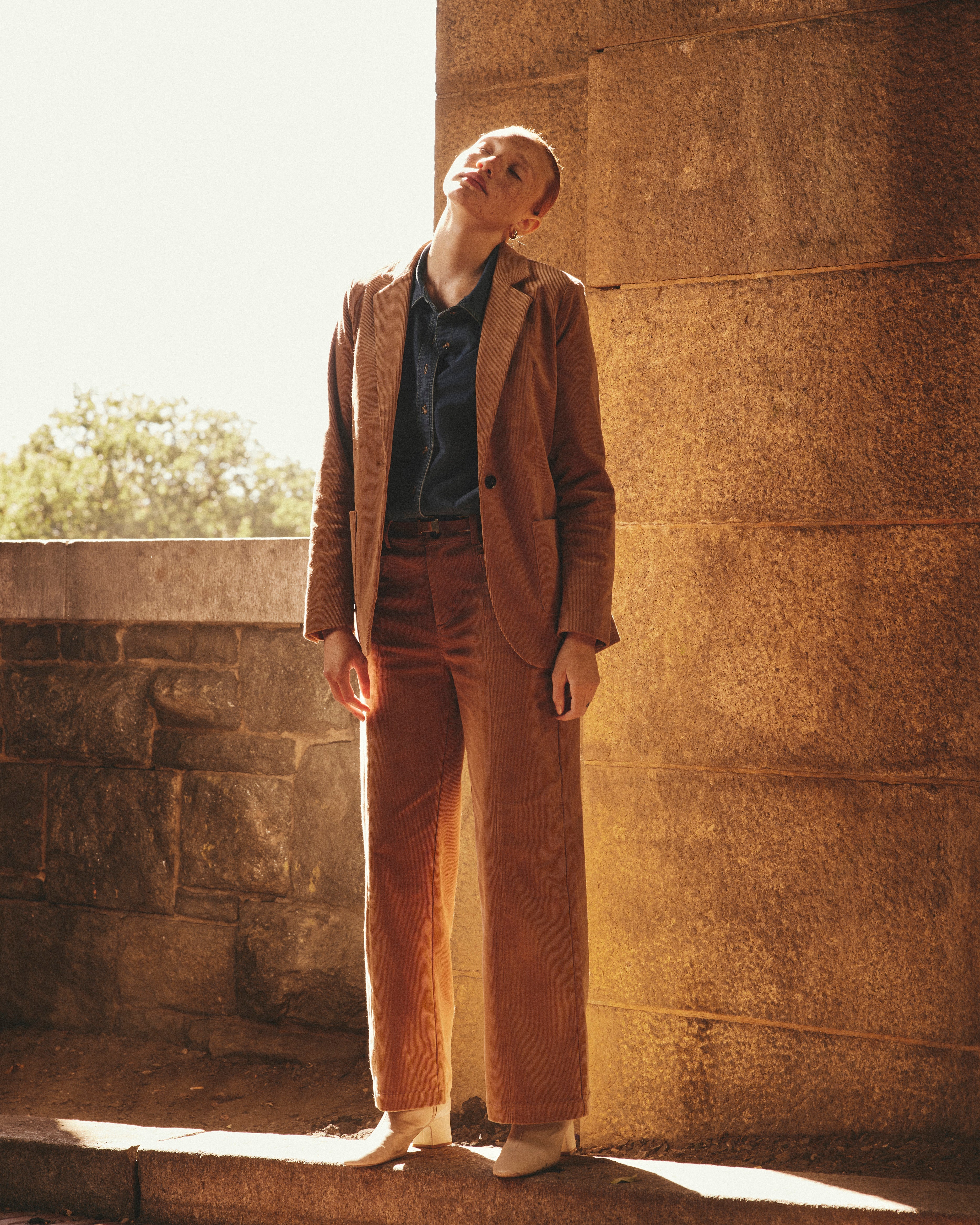 Davis Corduroy Blazer - Classic Camel