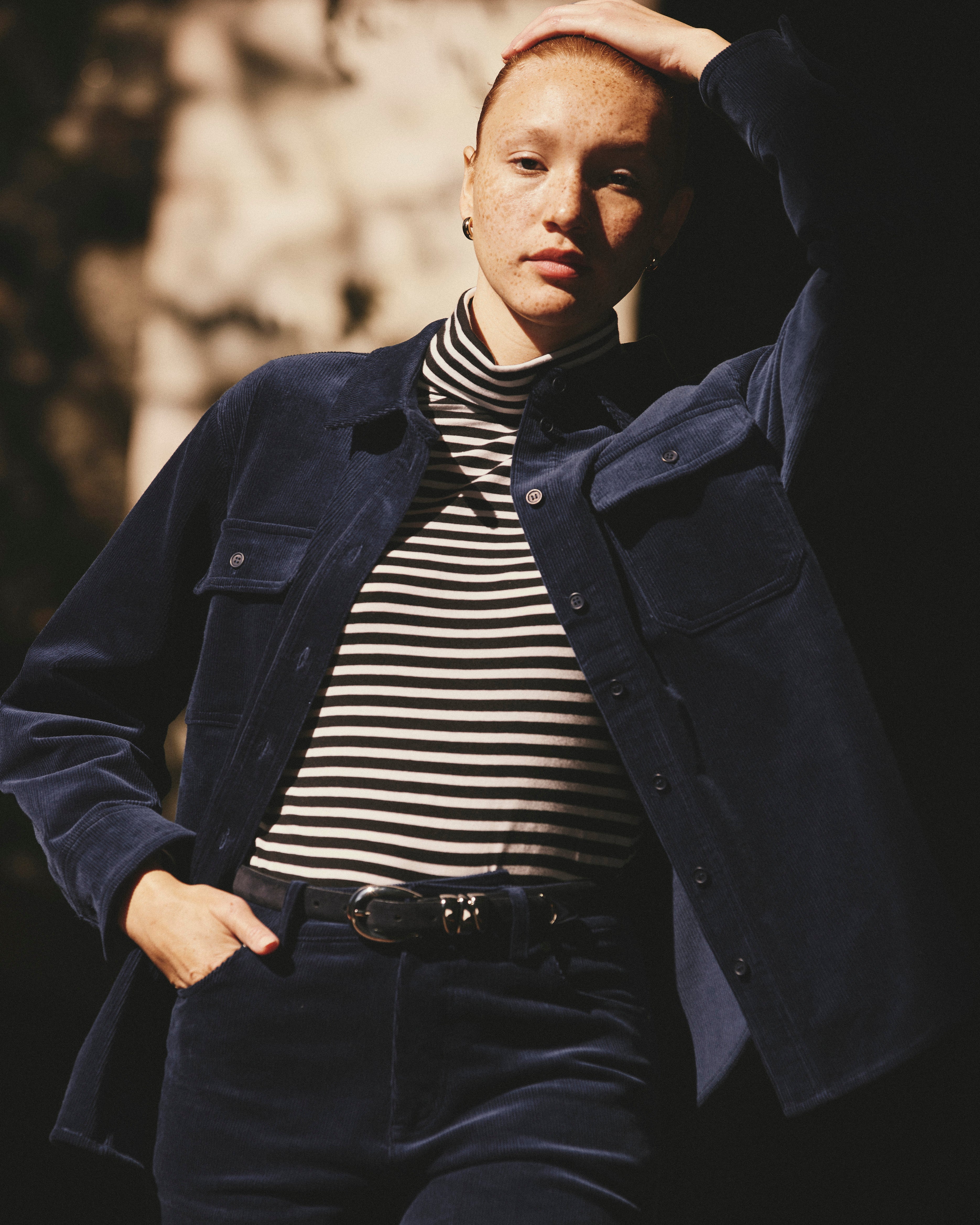 Corduroy Greenwich Jacket - Pageant Blue