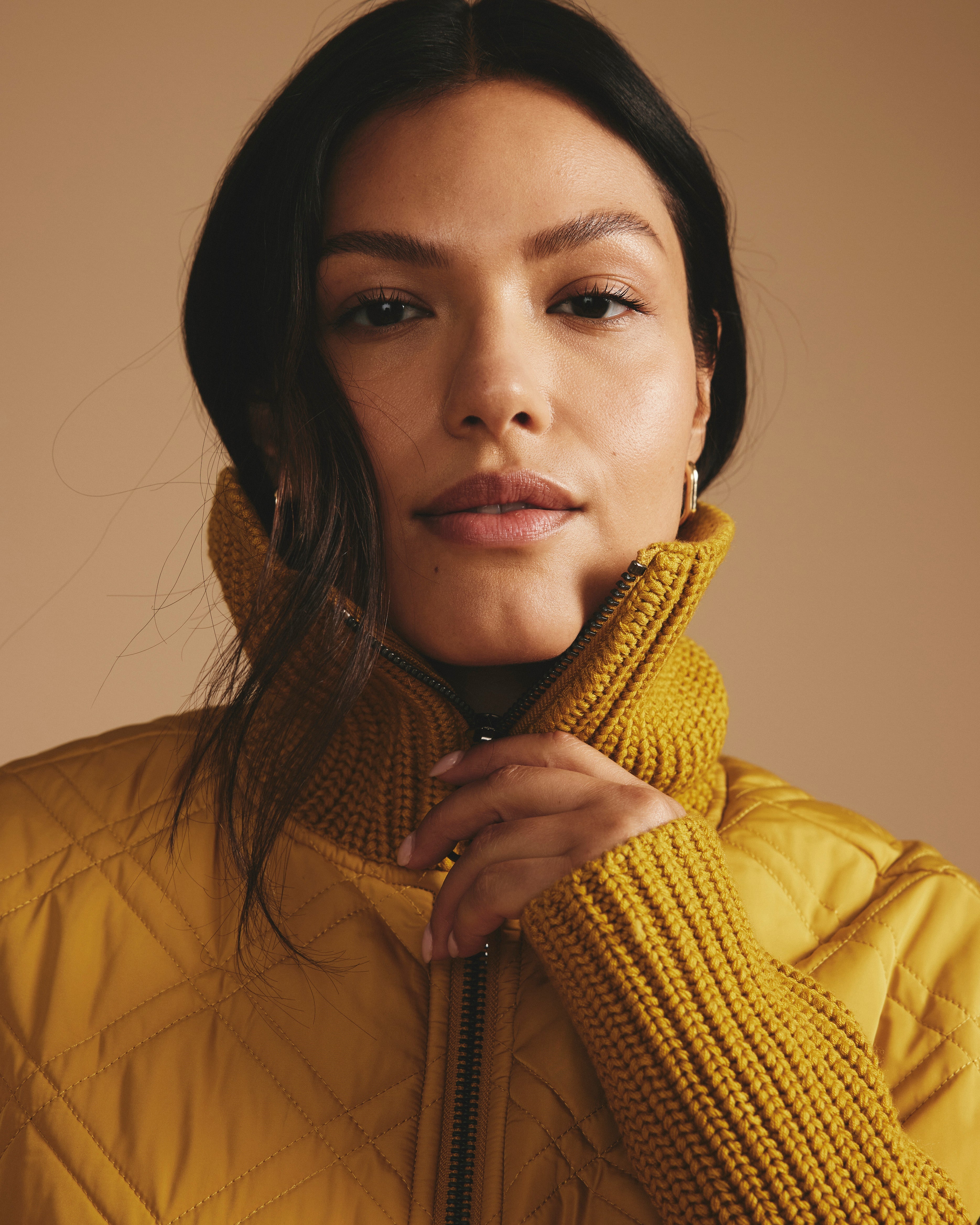 Arcadia Puffer Coat - Mustard