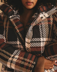 Rainier Short Hooded Puffer - Brindle Chai