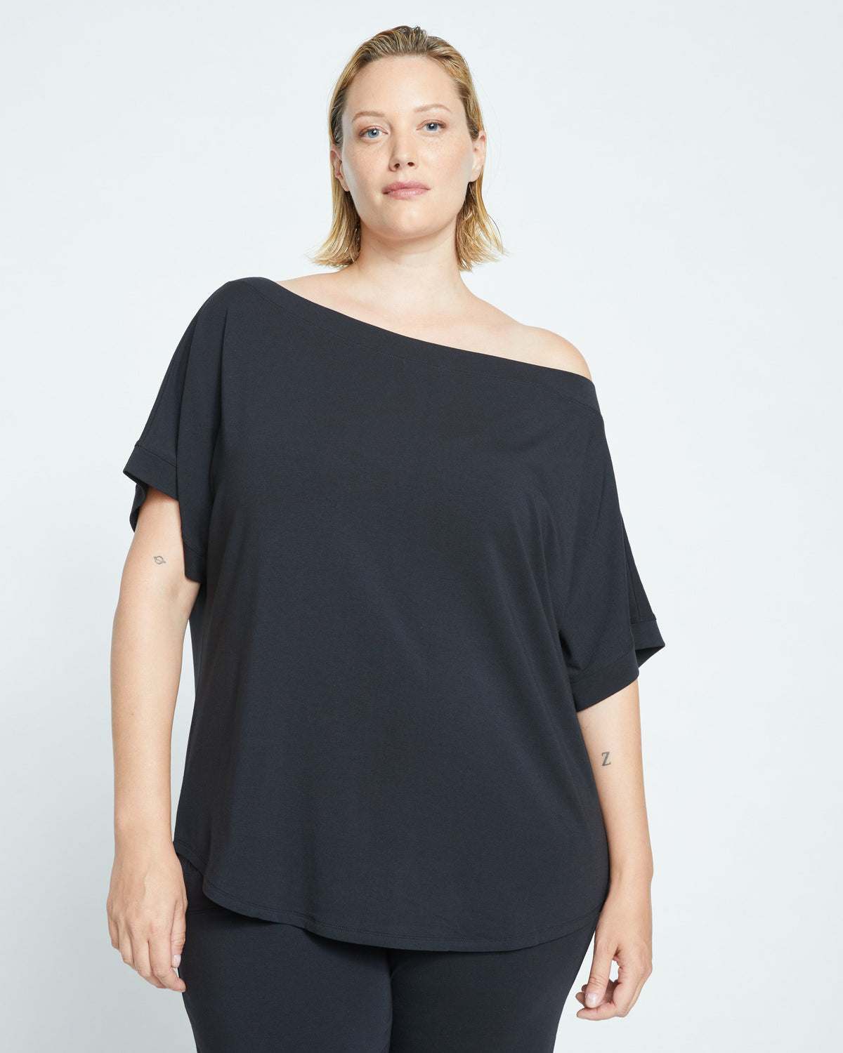UltimateS Dolci Short Sleeve Top - Black