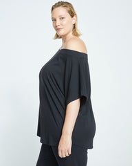 UltimateS Dolci Short Sleeve Top - Black