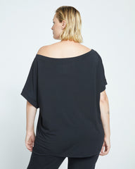 UltimateS Dolci Short Sleeve Top - Black