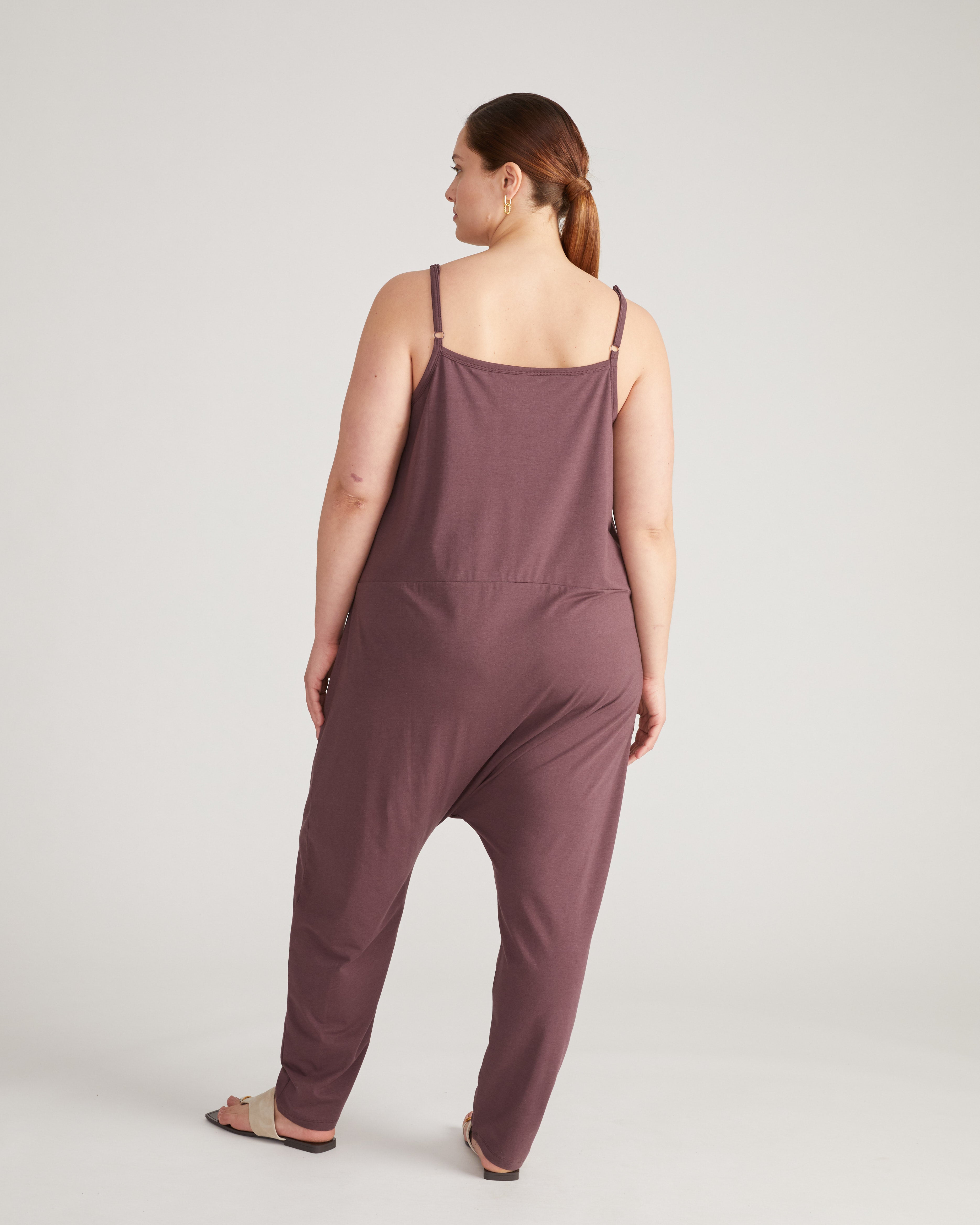 UltimateS Jackson Sleeveless Jumpsuit - Cassis
