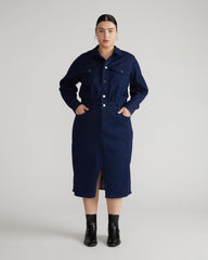 Dakota Denim Dress - Dark Indigo