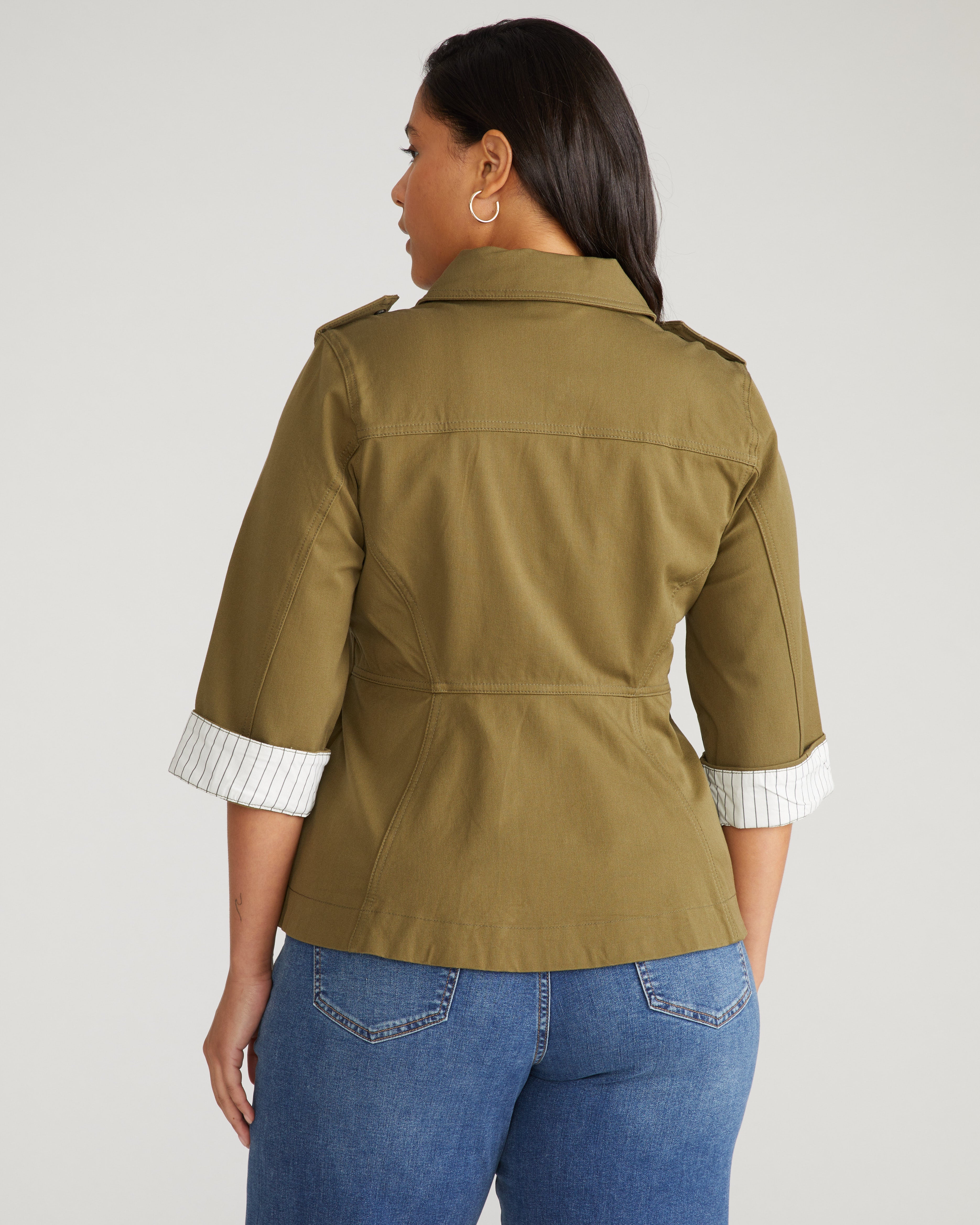 Upstate Stretch Cotton Twill Manor Jacket - Ivy