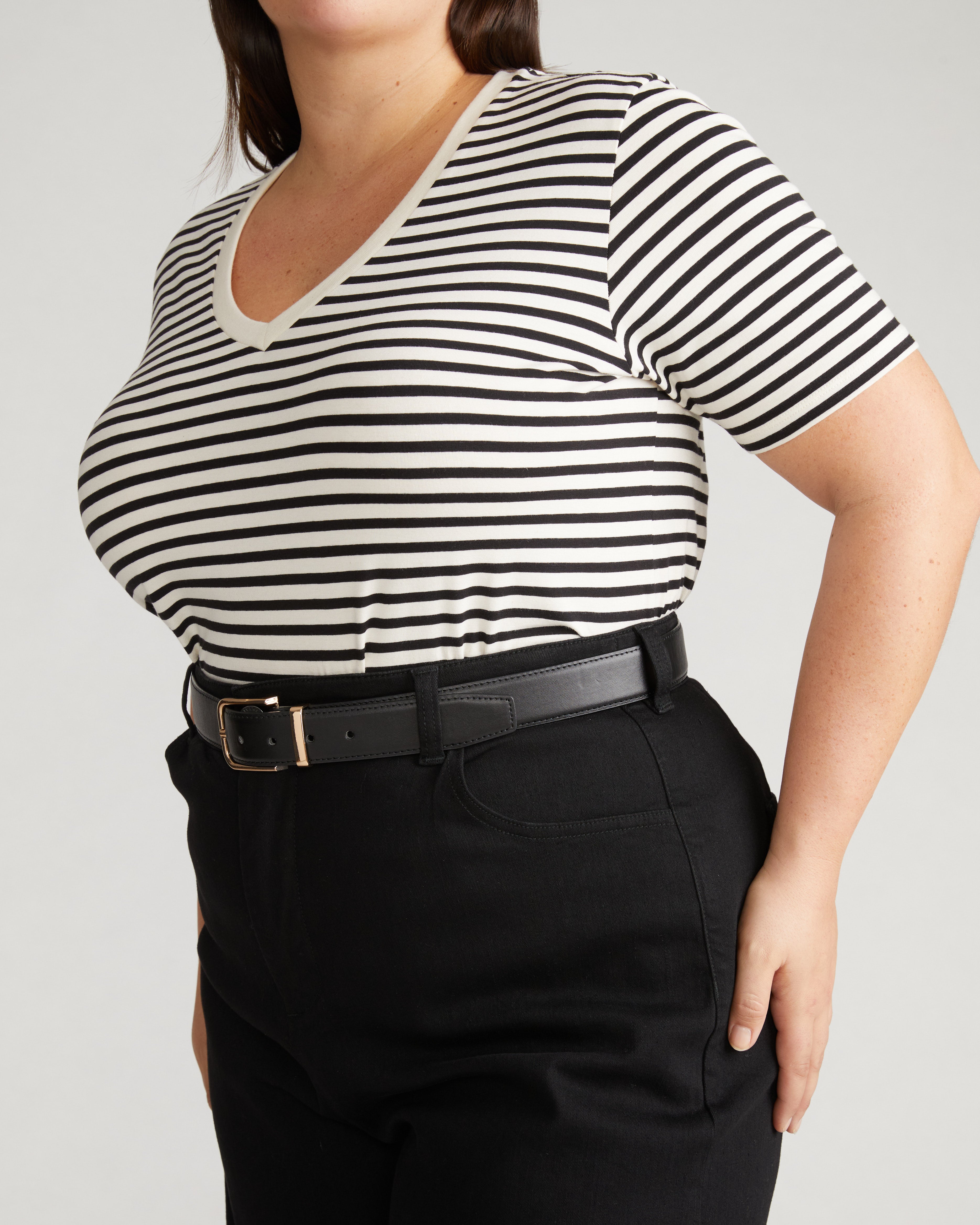 V Rex - Ecru/Black Stripe