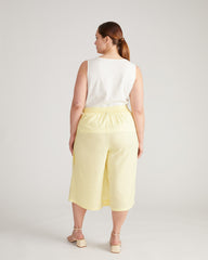 Villa Linen Wrap Culottes - Twinkle