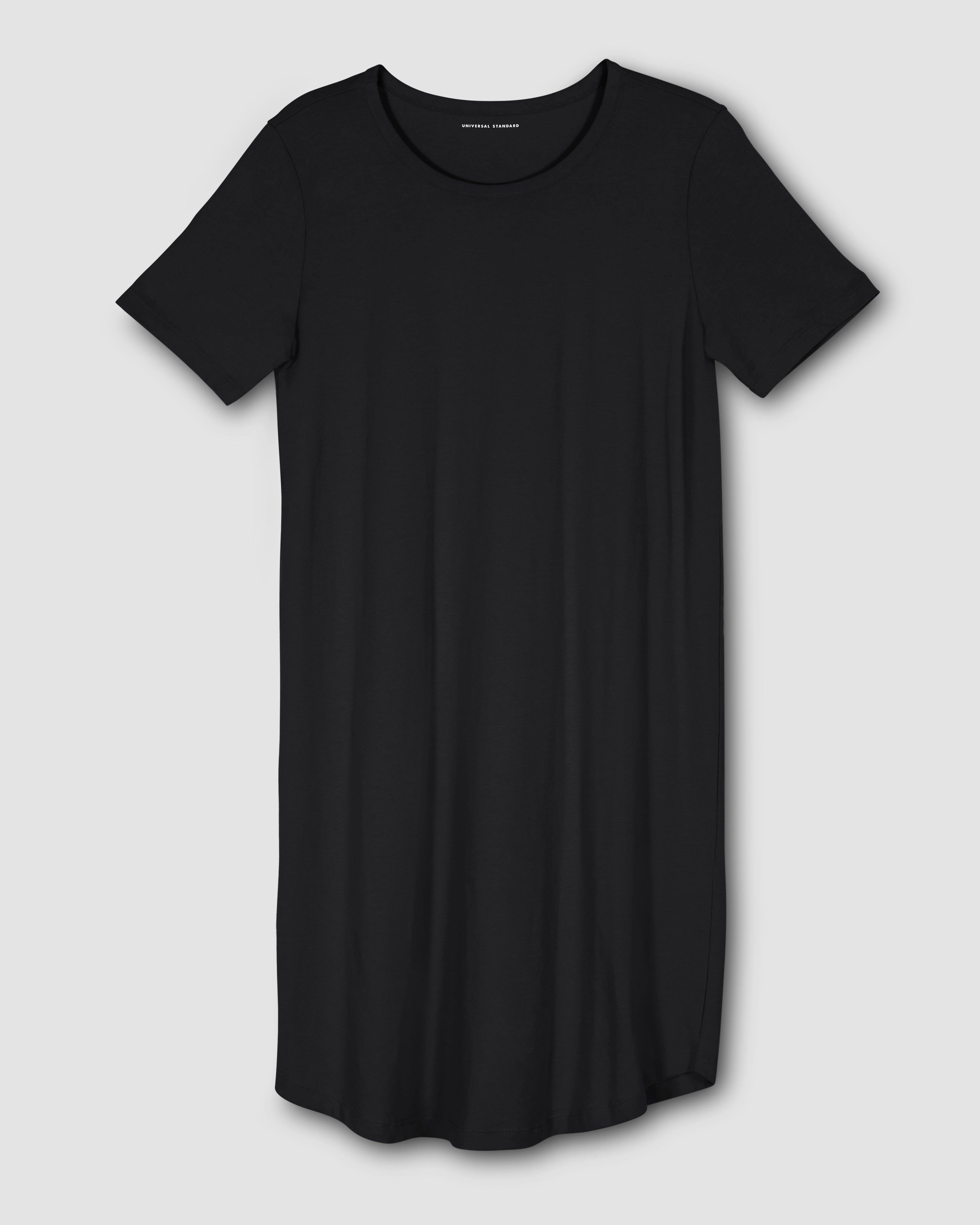 Halie T-Shirt Dress - Black