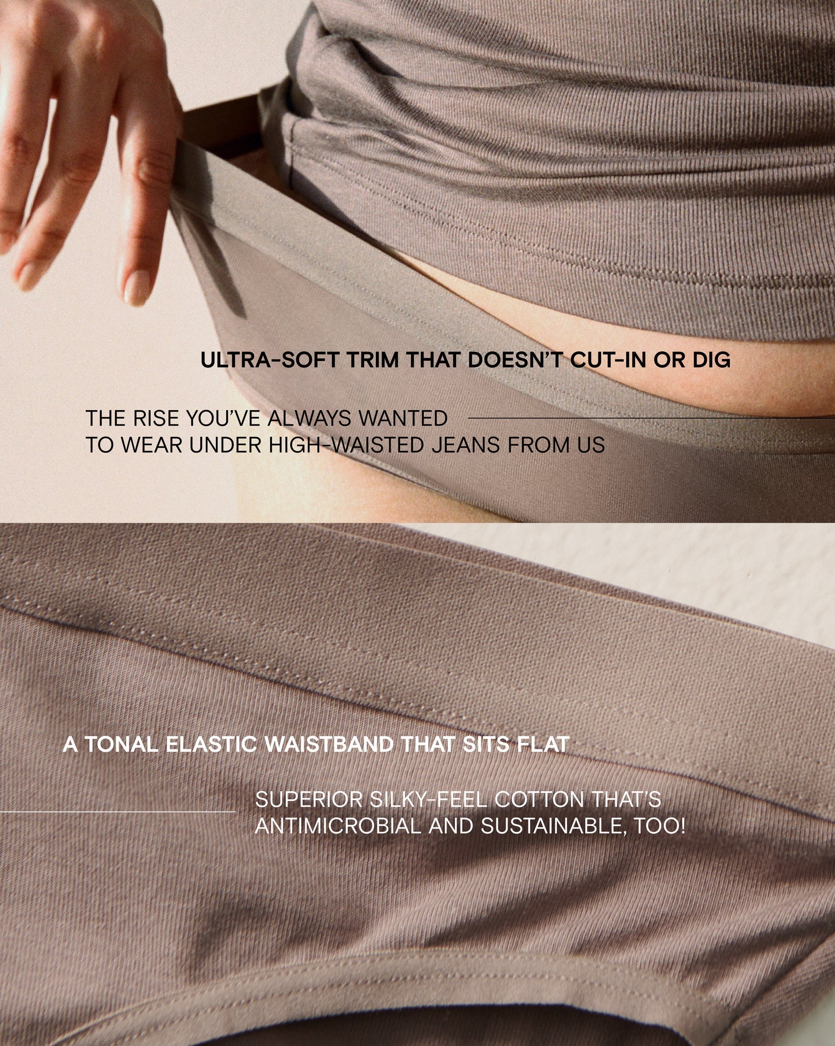 UltimateS Full Coverage High Rise Brief - Deep Sea